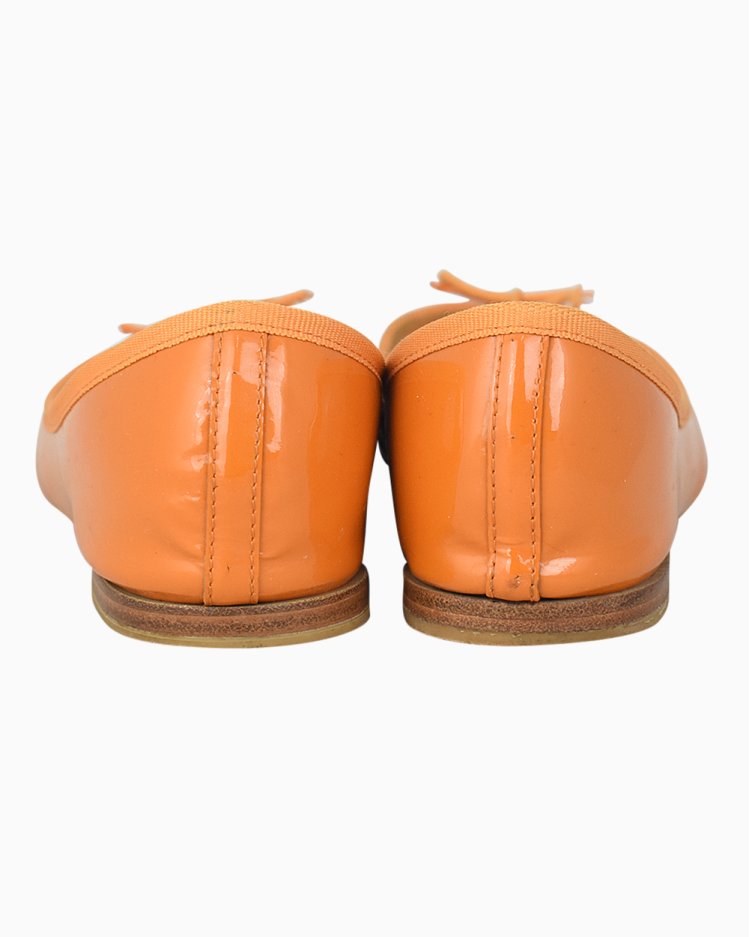 Sapatilha Repetto Original Verniz Laranja Feminina